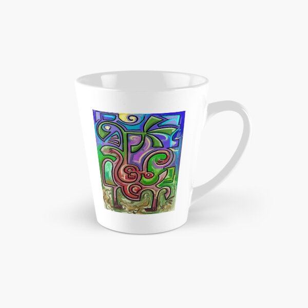 Item preview, Abstract Tribal Spirit – Geometric Design Digital Painting designed and sold by Keltoi-art.