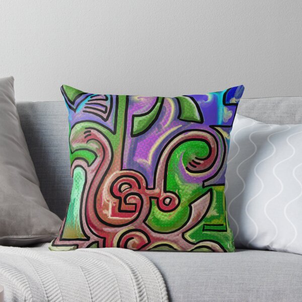 Item preview, Abstract Tribal Spirit – Geometric Design Digital Painting designed and sold by Keltoi-art.