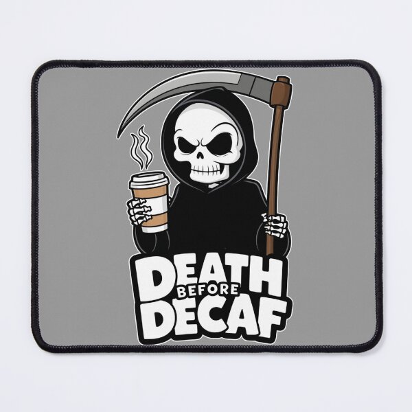 Item preview, Grim Reaper Coffee Humor Art designed and sold by Skulls & Calaveras.