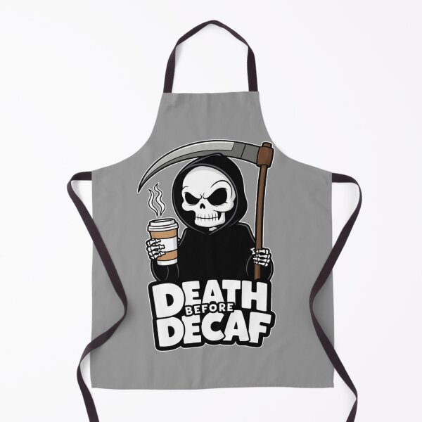 Item preview, Grim Reaper Coffee Humor Art designed and sold by Skulls & Calaveras.