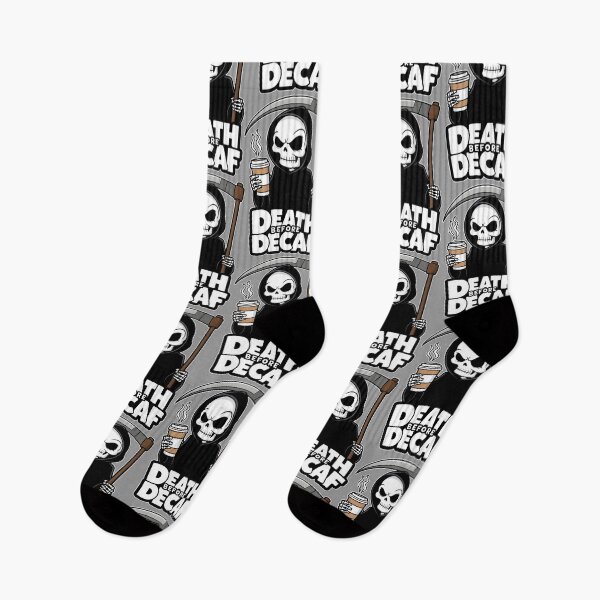 Item preview, Grim Reaper Coffee Humor Art designed and sold by Skulls & Calaveras.