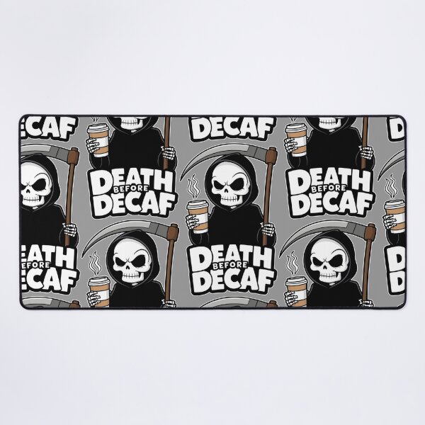 Item preview, Grim Reaper Coffee Humor Art designed and sold by Skulls & Calaveras.