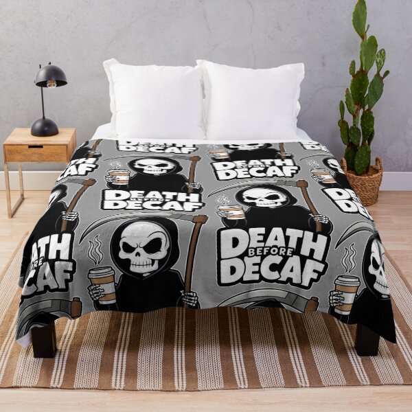 Item preview, Grim Reaper Coffee Humor Art designed and sold by Skulls & Calaveras.