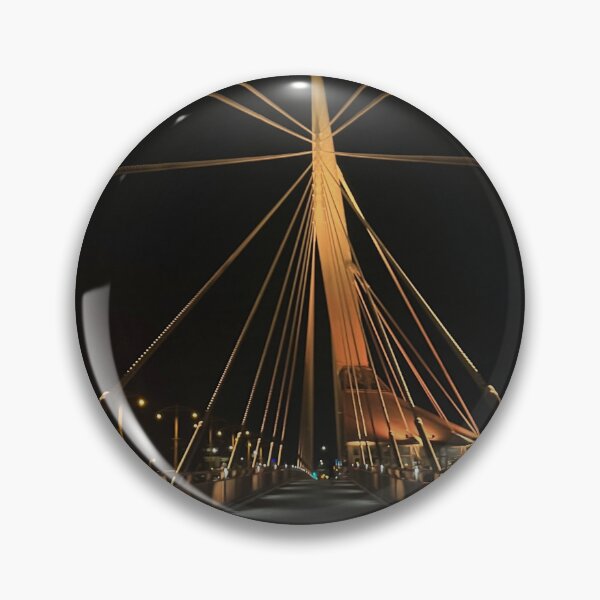 Item preview, Illuminated Bridge at Night designed and sold by alice-inspo.