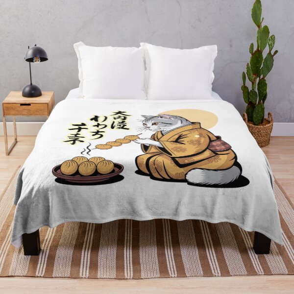 Item preview, Charming Kimono Cat Dango Gratitude Japanese designed and sold by chattsuede.