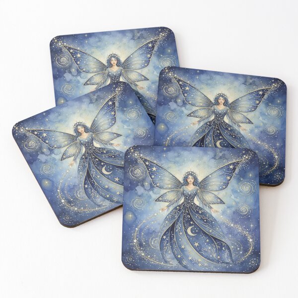 Item preview, Lunar Winter Nocturna – The Moonlit Christmas Fairy designed and sold by Dream Bloom Gallery.