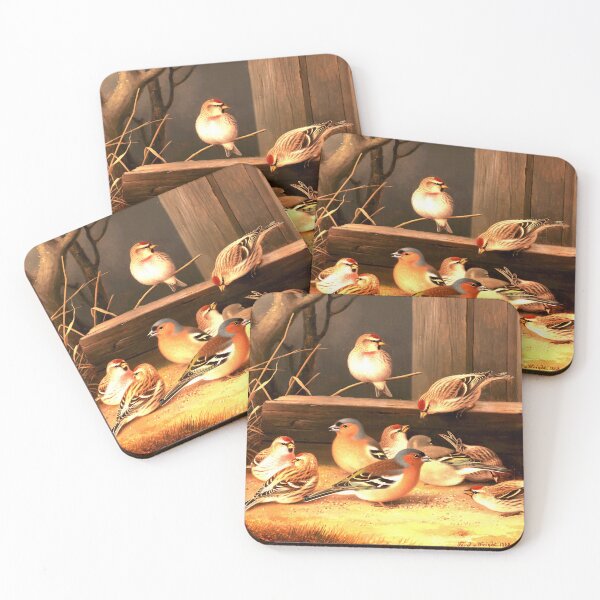 Item preview, Chaffinches and redpolls, 1868, by Ferdinand von Wright designed and sold by AngyDesigns49.