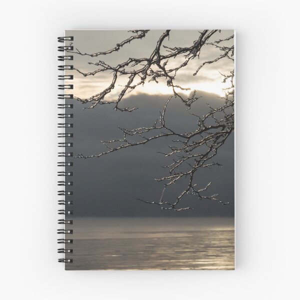 Item preview, Cold Beauty - Ice Covered Branches at the Waterfront designed and sold by Georgia Mizuleva.