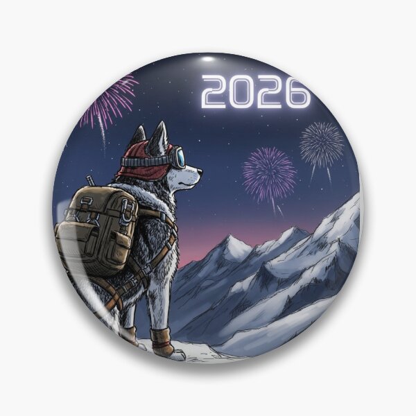 Item preview, Adventurer Husky New Year 2026 designed and sold by PetJoyPrintsCO.