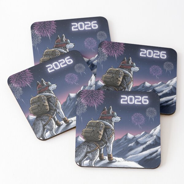Item preview, Adventurer Husky New Year 2026 designed and sold by PetJoyPrintsCO.