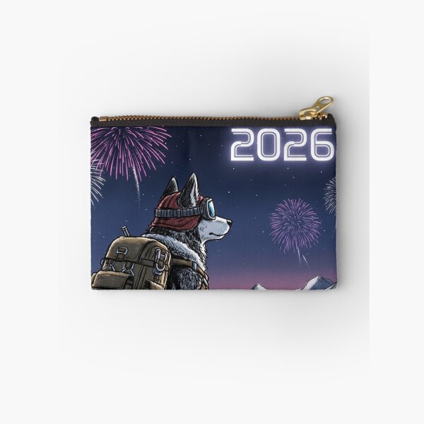 Item preview, Adventurer Husky New Year 2026 designed and sold by PetJoyPrintsCO.