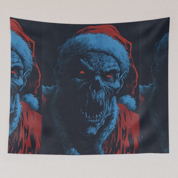 Item preview, Zombie Santa Claus with red eyes vintage style designed and sold by Piotrek0001.