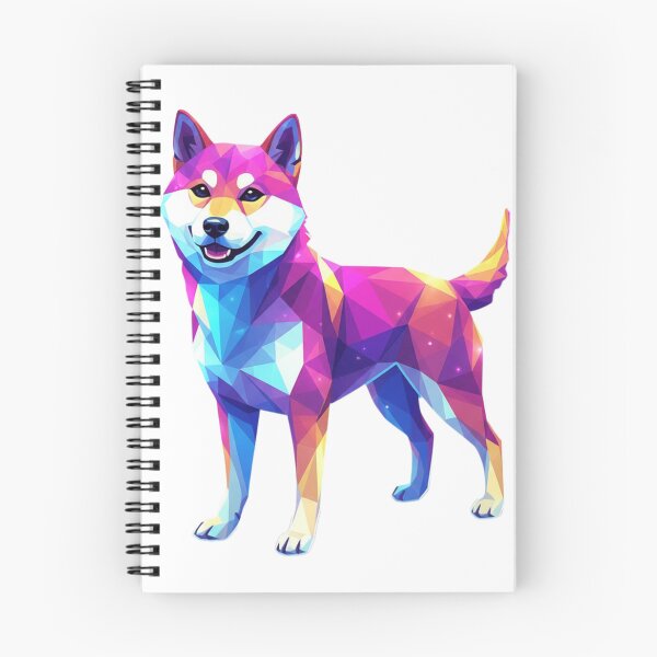 Item preview, Shiba Inu Pop Art Poligonal Arcoíris designed and sold by bsbd-action.