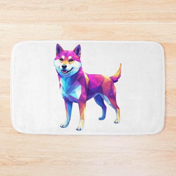 Item preview, Shiba Inu Pop Art Poligonal Arcoíris designed and sold by bsbd-action.