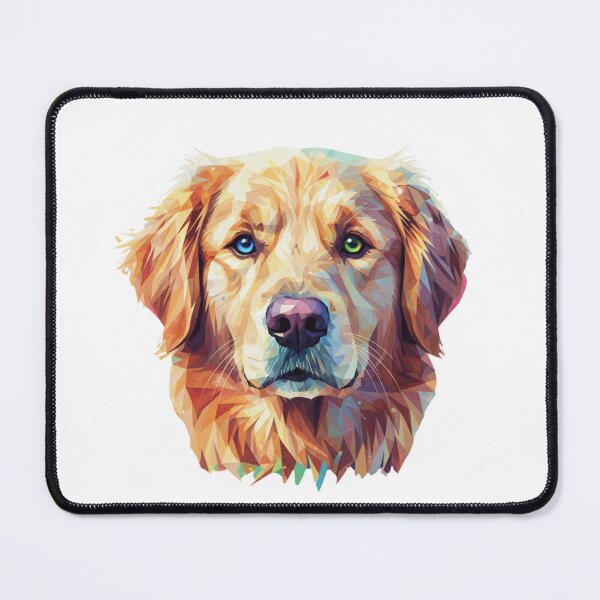 Item preview, Golden Retriever Low Poly – Belleza Dorada Geométrica designed and sold by bsbd-action.