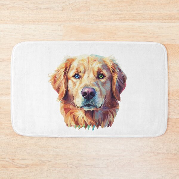 Item preview, Golden Retriever Low Poly – Belleza Dorada Geométrica designed and sold by bsbd-action.