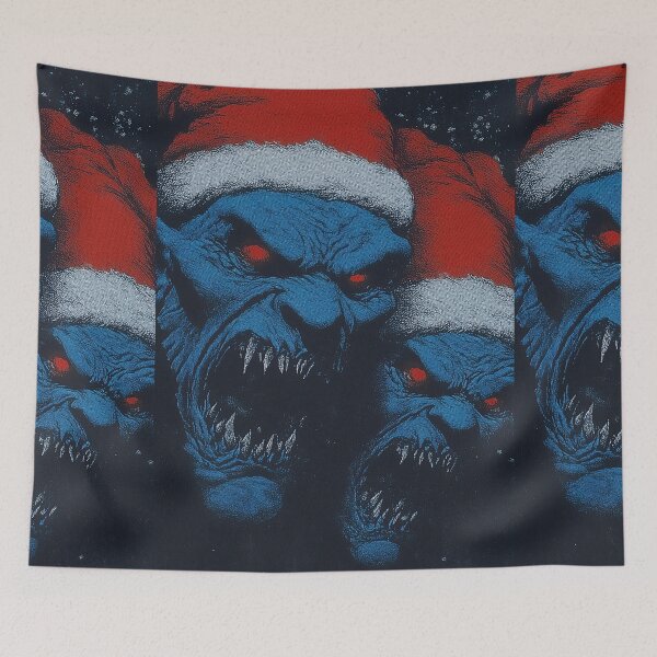 Item preview, Group of scary zombie Santas vintage comic style designed and sold by Piotrek0001.