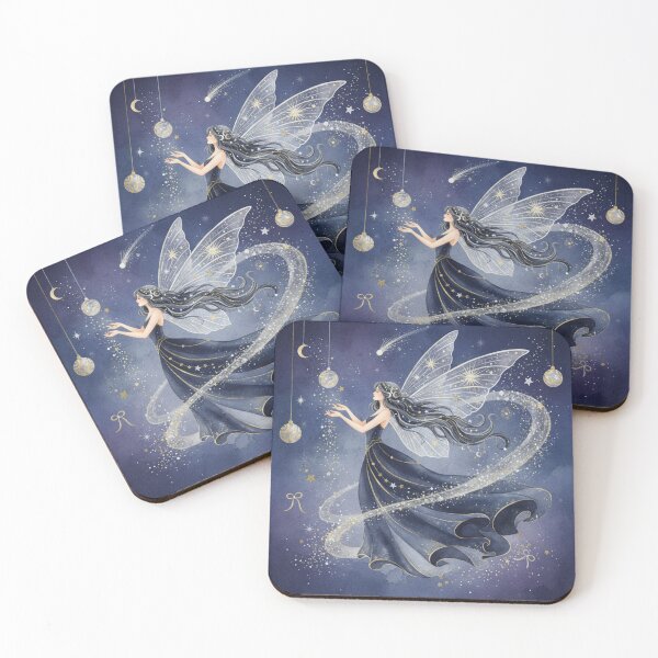 Item preview, Twilight Starweaver – The Enchanted Christmas Night Fairy designed and sold by Dream Bloom Gallery.