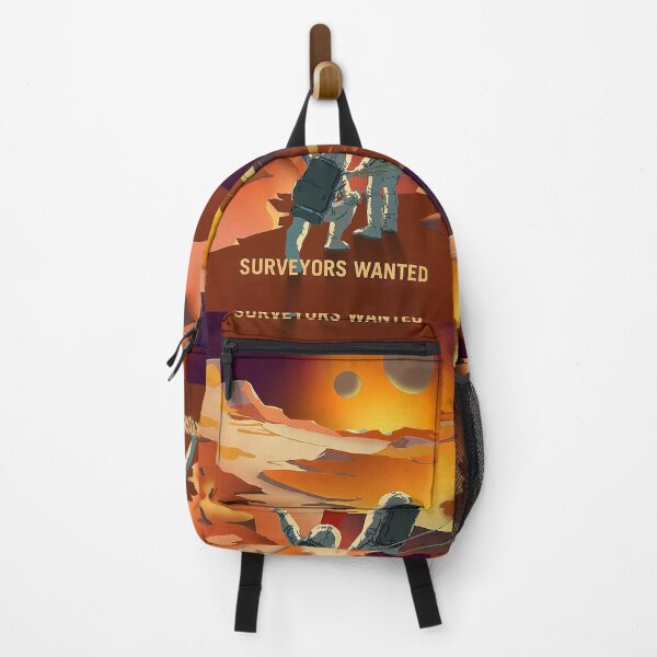 Item preview, Nerdy Surveyors Wanted NASA Vintage Mars Recruitment Poster designed and sold by MathWare MathClips.