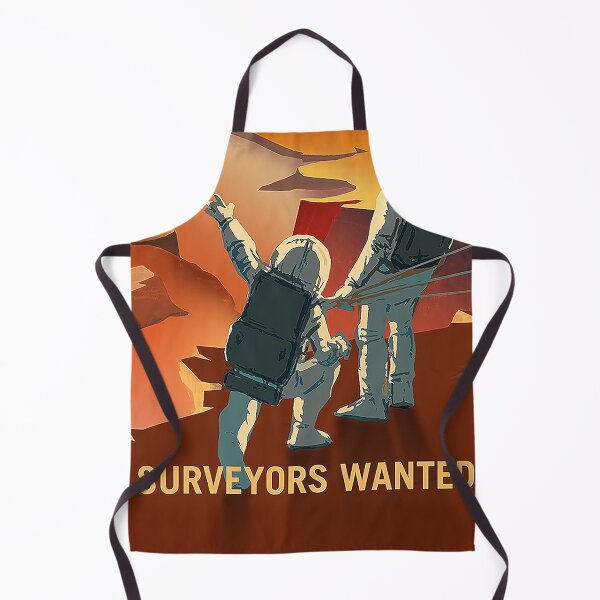 Item preview, Nerdy Surveyors Wanted NASA Vintage Mars Recruitment Poster designed and sold by MathWare MathClips.