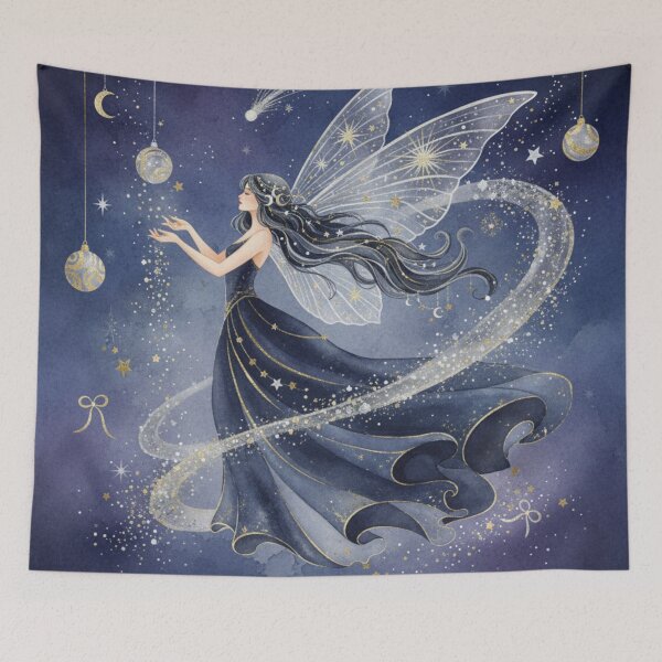 Item preview, Twilight Starweaver – The Enchanted Christmas Night Fairy designed and sold by Oonward2021.