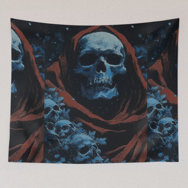Item preview, Grim Reaper in  Christmas  retro style designed and sold by Piotrek0001.