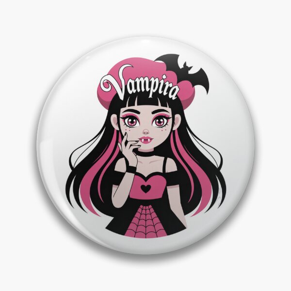 Item preview, Cute Gothic Vampire Girl Aesthetic Playful Vampira designed and sold by chattsuede.