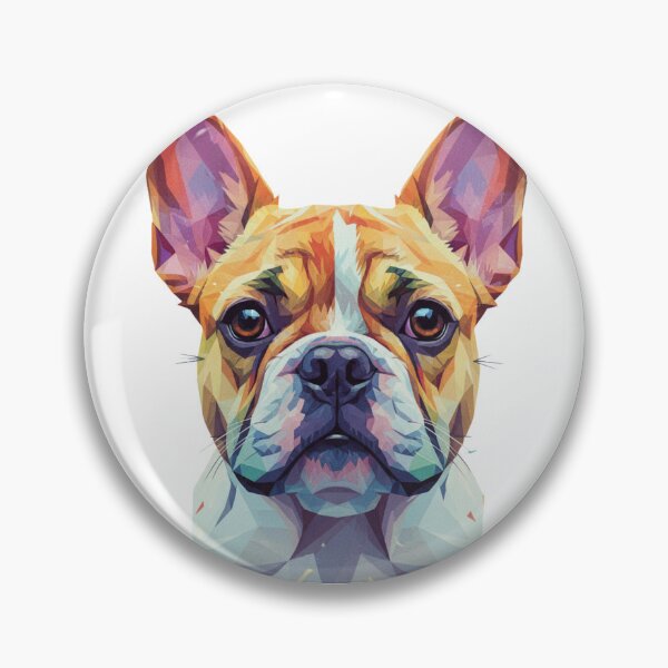 Item preview, Bulldog Francés Pop Art – Carisma en Polígonos designed and sold by bsbd-action.