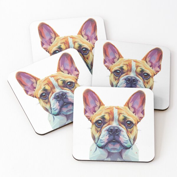 Item preview, Bulldog Francés Pop Art – Carisma en Polígonos designed and sold by bsbd-action.