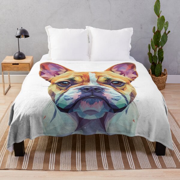 Item preview, Bulldog Francés Pop Art – Carisma en Polígonos designed and sold by bsbd-action.