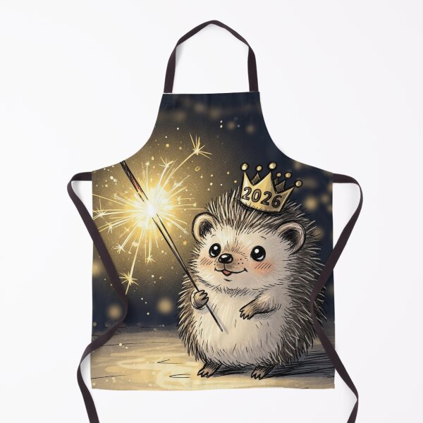 Item preview, Hedgehog with Sparkler 2026 designed and sold by PetJoyPrintsCO.