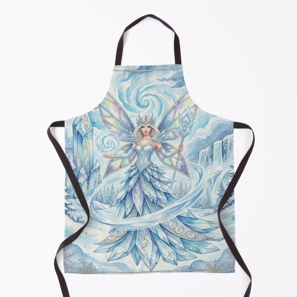 Item preview, Crystal Frost Seraphine – The Icebound Christmas Fairy designed and sold by Oonward2021.