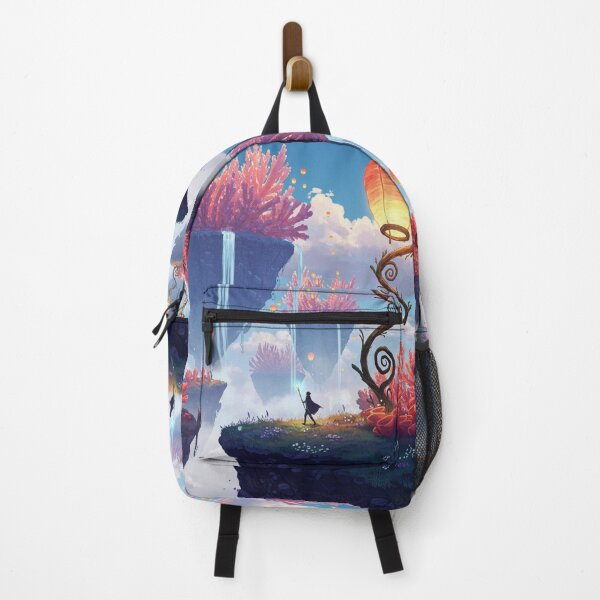 Item preview, The Lonely Traveler Traversing the Floating Coral Islands designed and sold by dewaaliverse.