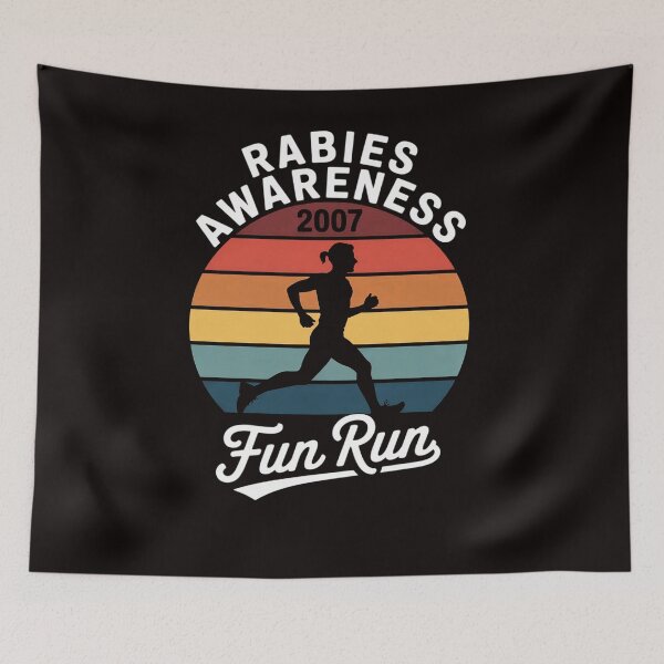 Item preview, Rabies Awareness Run TV Comedy Running designed and sold by LapFemile.