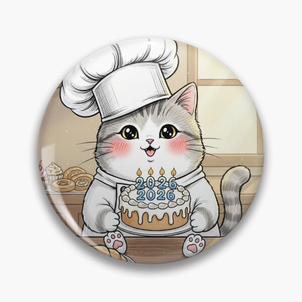 Item preview, Baker Cat 2026 Celebration designed and sold by PetJoyPrintsCO.