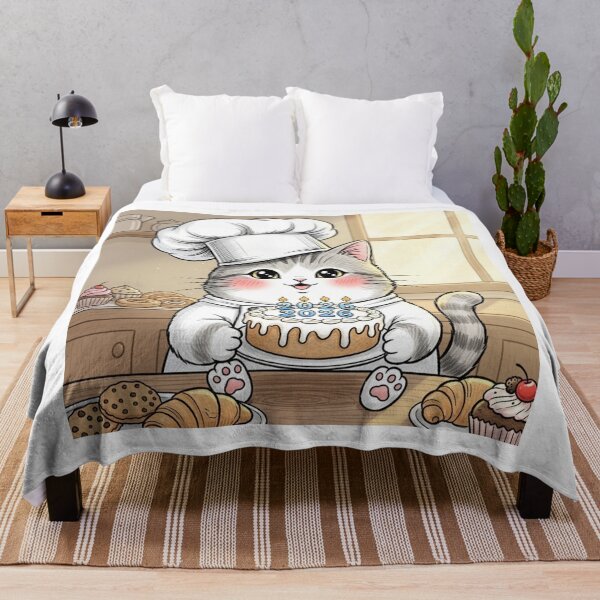 Item preview, Baker Cat 2026 Celebration designed and sold by PetJoyPrintsCO.