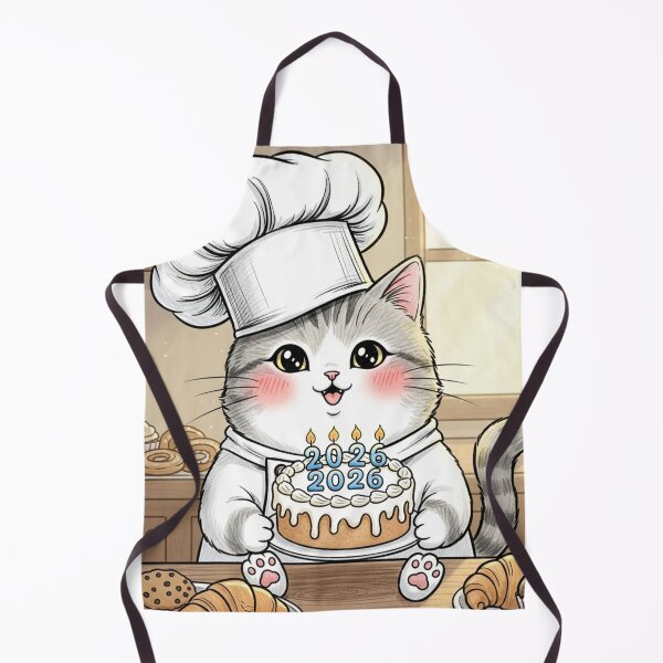 Item preview, Baker Cat 2026 Celebration designed and sold by PetJoyPrintsCO.