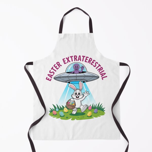 Item preview, Humorous Alien Easter Extraterrestrial Bunny UFO Whimsical designed and sold by chattsuede.