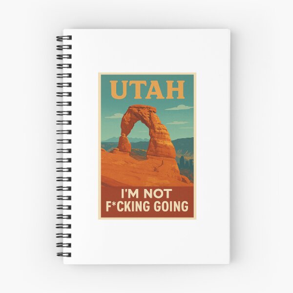 Item preview, Utah Travel Poster Satire designed and sold by BeaLinn.
