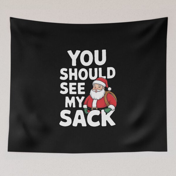 Item preview, Inappropriate Christmas Claus designed and sold by CandyVenom.