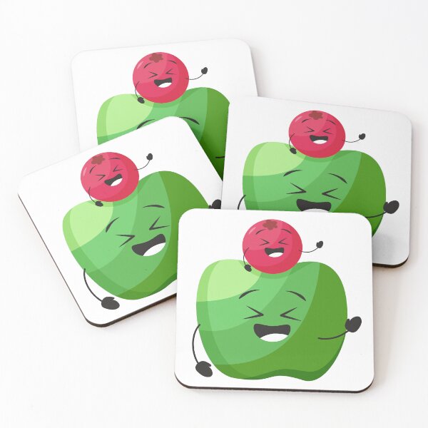 Item preview, Green apple and Scarlet firethorn from "If Peanuts aren't nuts, what are they? fruity field guide volume 2" designed and sold by Acorn-Studio.