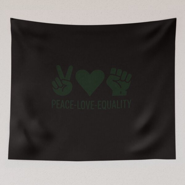 Item preview, Peace Love Equality Black Lives Matter BLM Protest designed and sold by LapFemile.