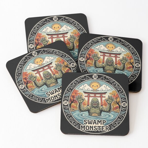 Item preview, Monster Vacation - Japanese Style Emblem designed and sold by ArtistAtShadow.