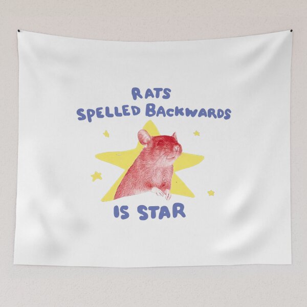 Item preview, Rats Spelled Backwards Is Star designed and sold by moabeArtistic.