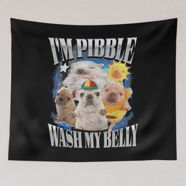 Item preview, I Am Pibble Wash My Belly designed and sold by moabeArtistic.