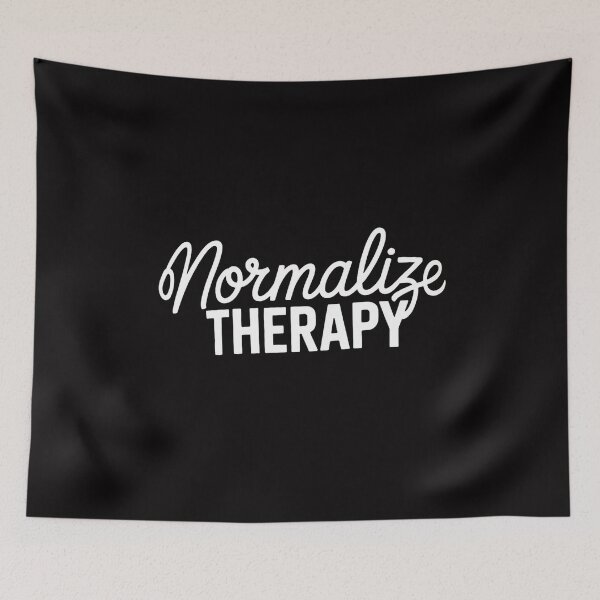 Item preview, Normalize Therapy Statement Support Mental Health Matters designed and sold by MuteElevent.