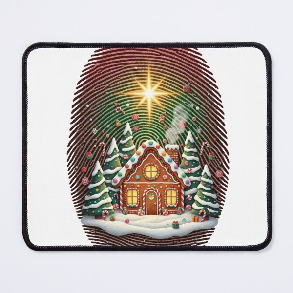 Item preview, Fingerprint of Frost: A Luminous Christmas Eve designed and sold by Mind-Over-Mood.