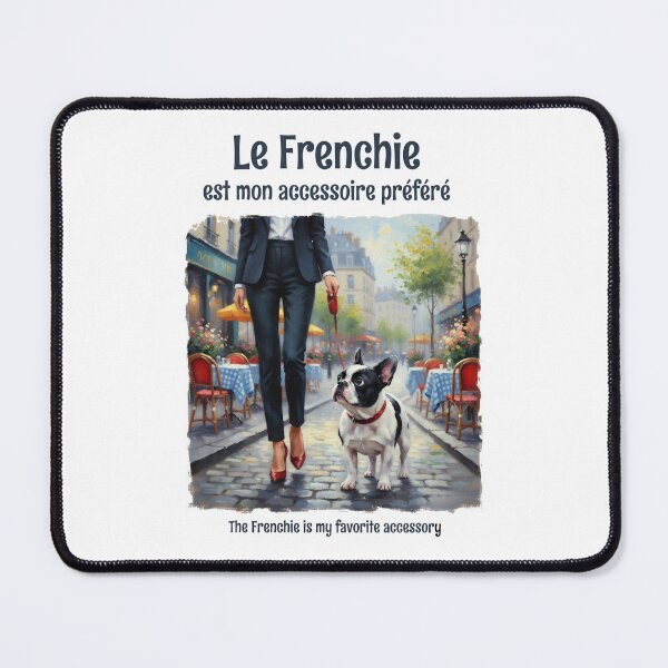 Item preview, Le Frenchie est mon accessoire préféré – Parisian French Bulldog Art designed and sold by FrancophileFun.