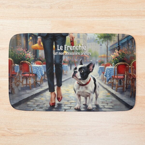 Item preview, Le Frenchie est mon accessoire préféré – Parisian French Bulldog Art designed and sold by FrancophileFun.
