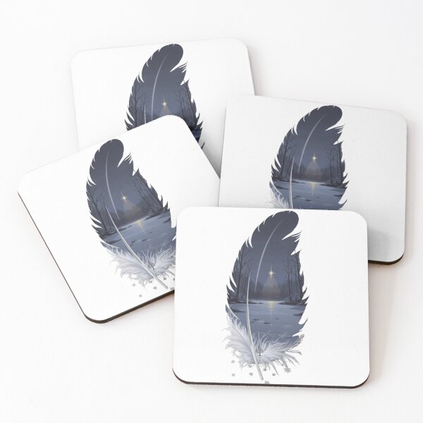Item preview, The Winter Virtue: Stoic Solstice Feather designed and sold by Mind-Over-Mood.